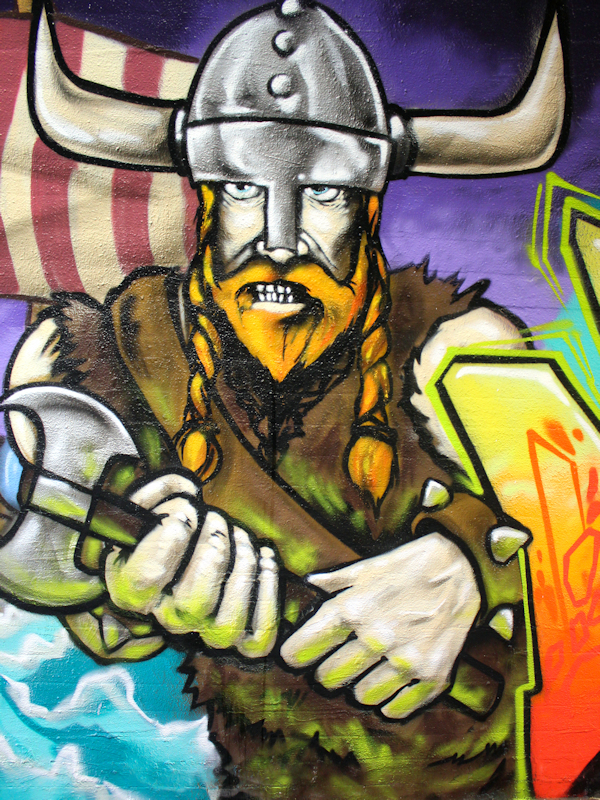 Detail Graffiti Viking Nomer 8