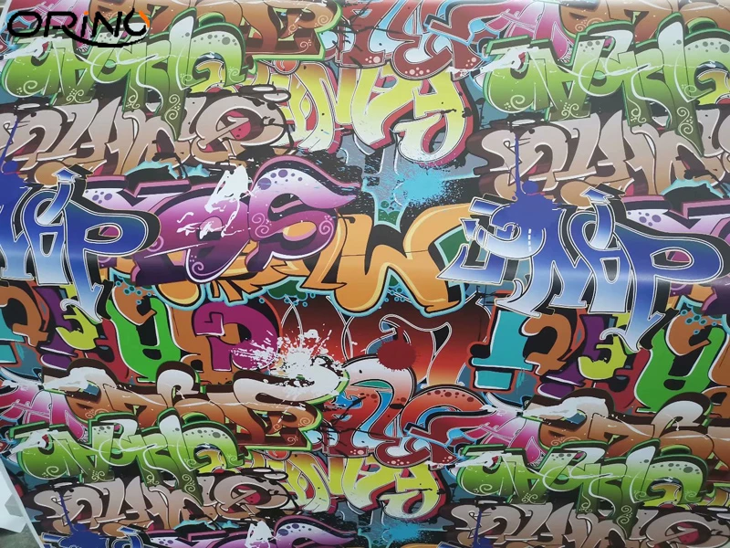 Detail Graffiti Vinyl Wrap Nomer 35