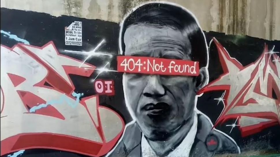 Detail Graffiti Wajah Iwan Fals Nomer 33
