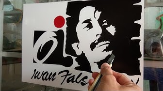 Detail Graffiti Wajah Iwan Fals Nomer 39