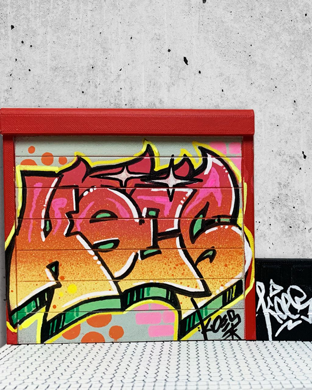 Detail Graffiti Wall 3d Nomer 14