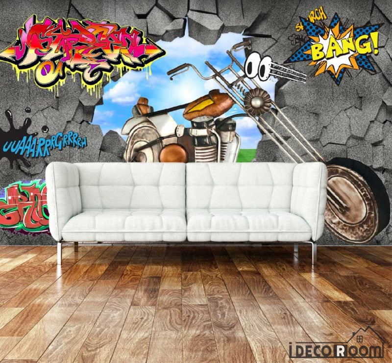 Detail Graffiti Wall 3d Nomer 55