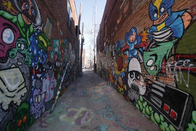 Detail Graffiti Wall Alley Nomer 42