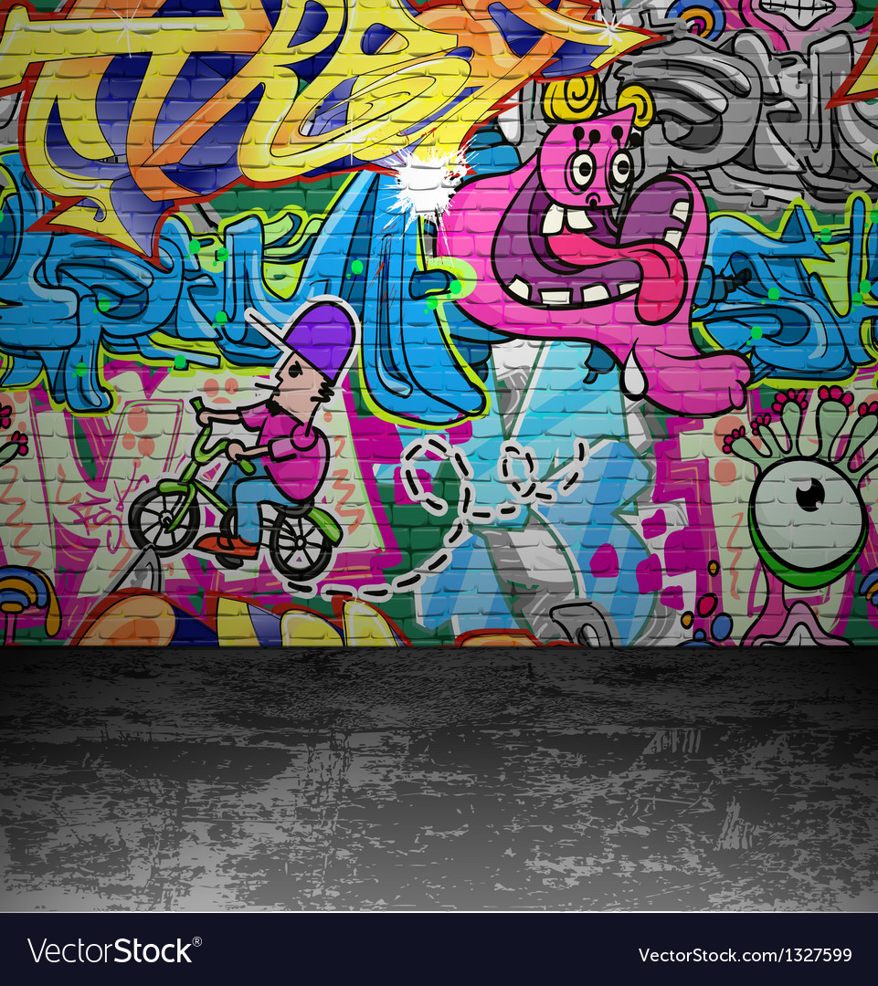 Detail Graffiti Wall Art Nomer 31