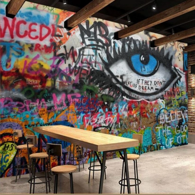 Detail Graffiti Wall Cafe Nomer 28