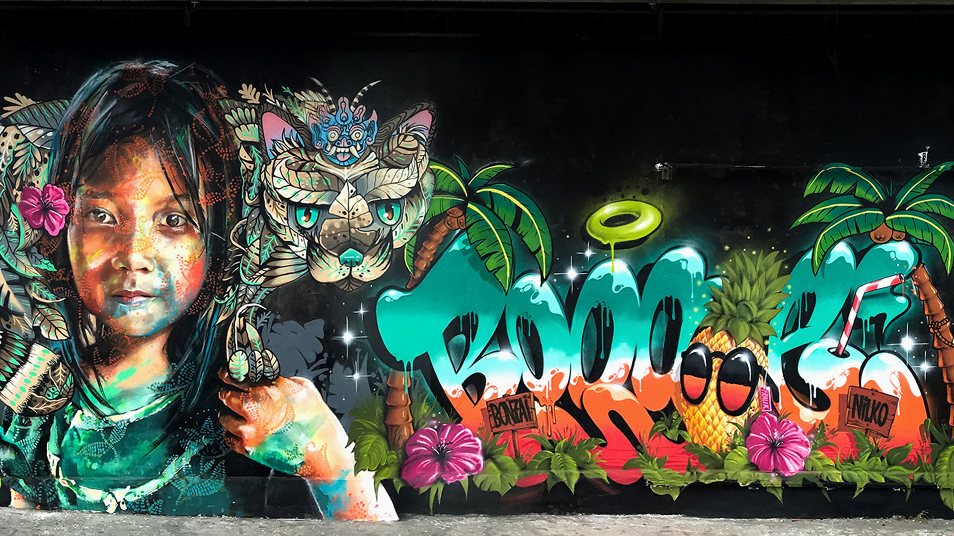 Detail Graffiti Wall Canggu Nomer 17