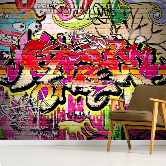 Detail Graffiti Wall Color Run Nomer 28