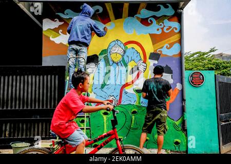 Detail Graffiti Wall In Jakarta Nomer 21