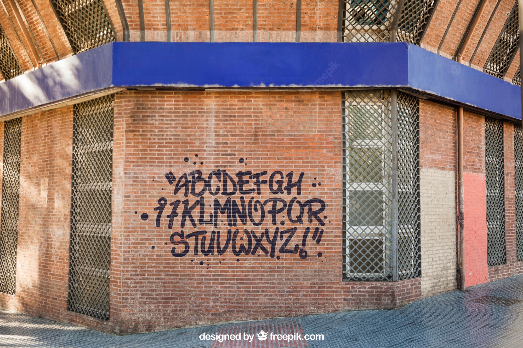 Graffiti Wall Mockup - KibrisPDR