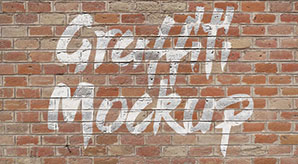 Detail Graffiti Wall Mockup Nomer 14