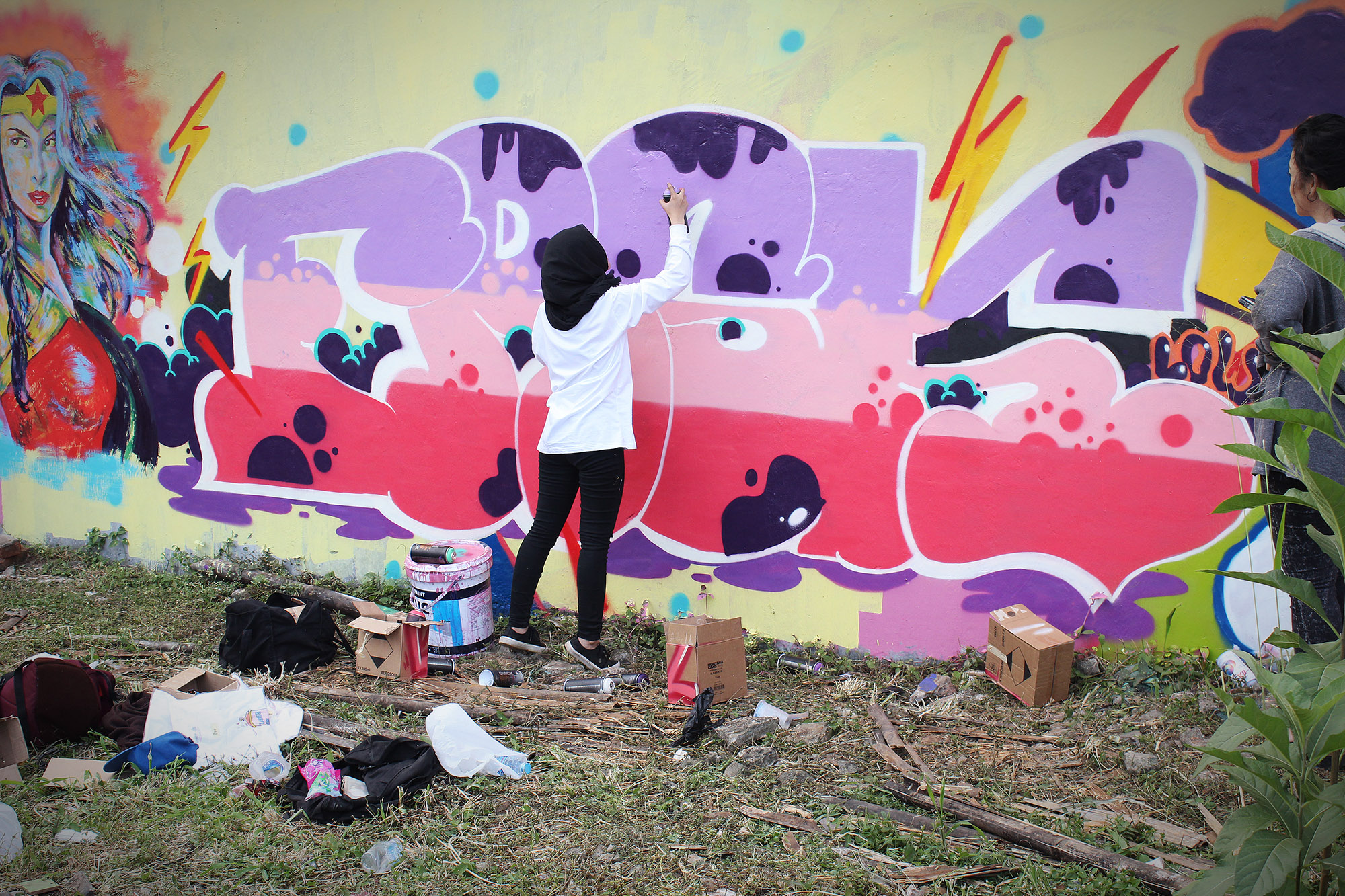 Detail Graffiti Wall Park Indonesia Nomer 7