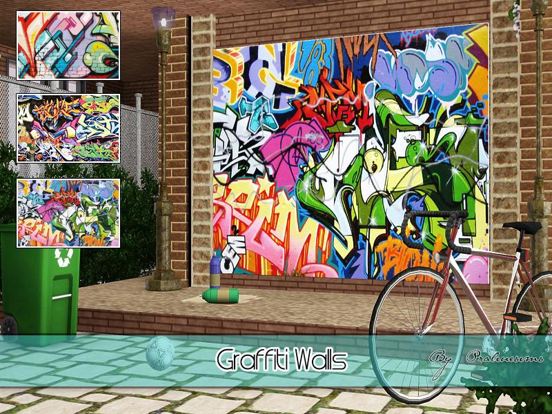 Detail Graffiti Wall Sims 4 Cc Nomer 11