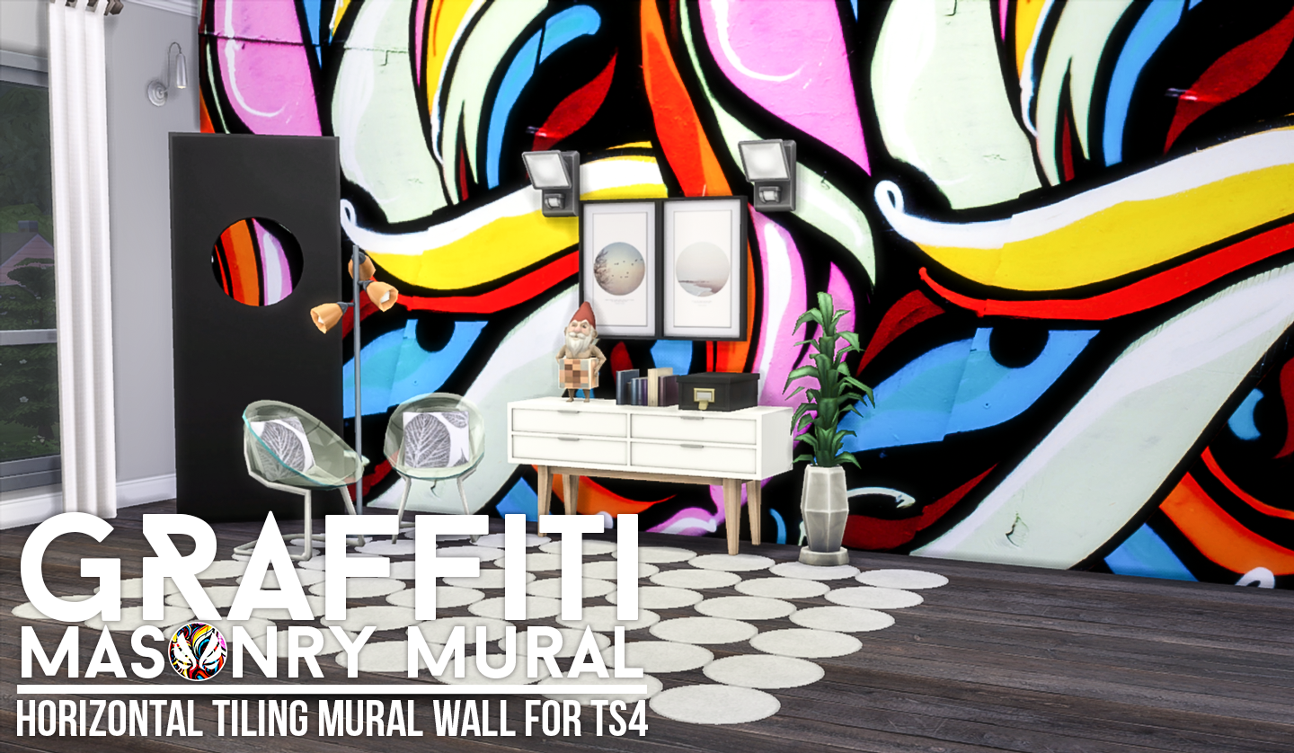 Detail Graffiti Wall Sims 4 Cc Nomer 15