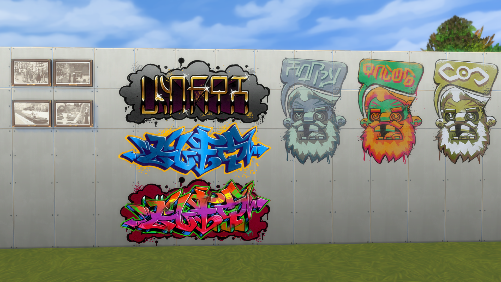 Detail Graffiti Wall Sims 4 Cc Nomer 22