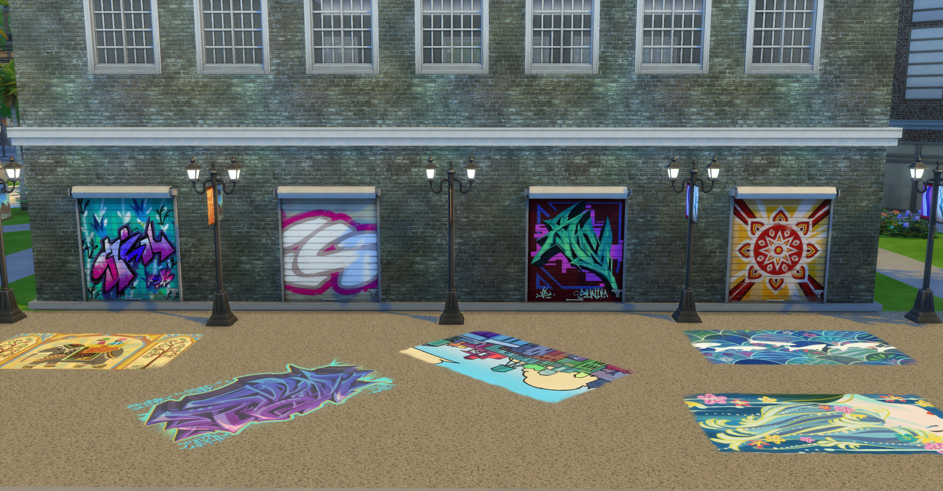Detail Graffiti Wall Sims 4 Cc Nomer 25