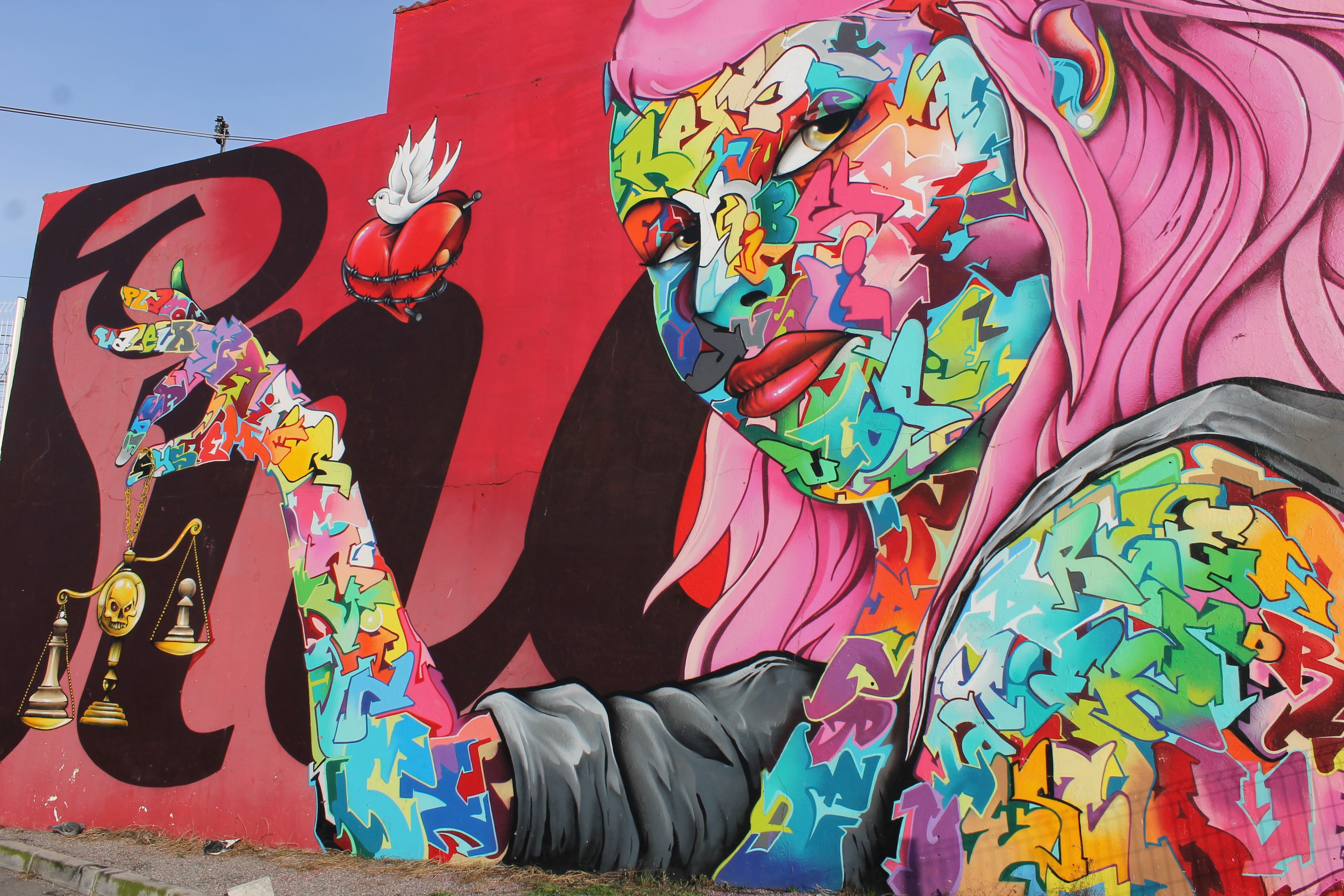 Detail Graffiti Wall Snake Nomer 34