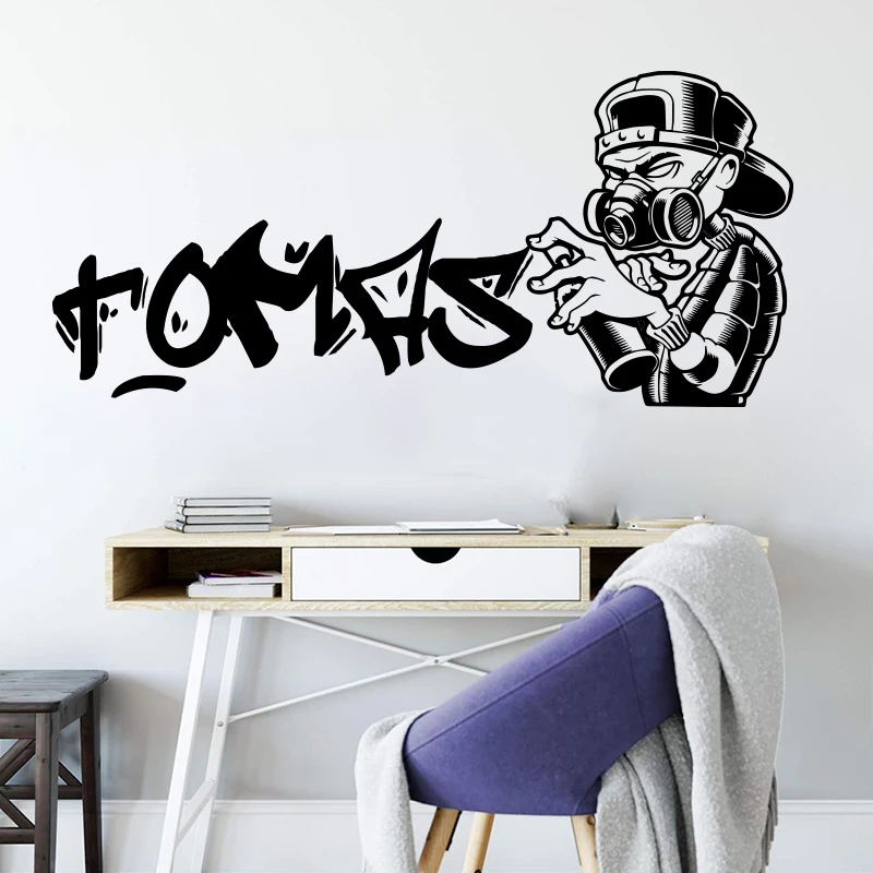 Detail Graffiti Wall Stickers Nomer 15