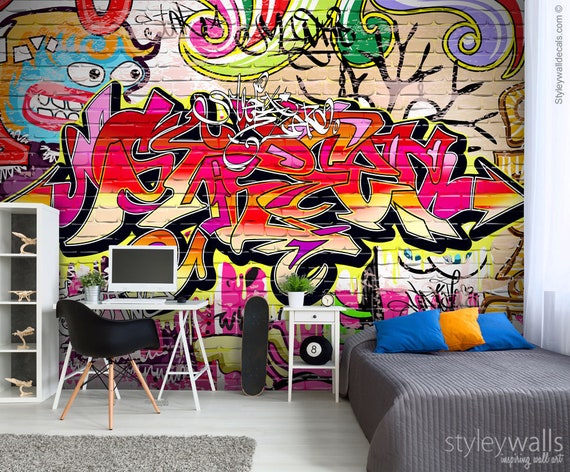 Detail Graffiti Wall Stickers Nomer 17