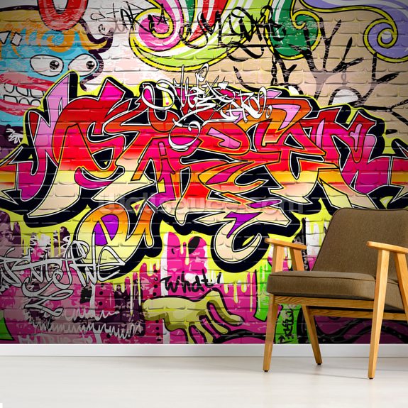 Detail Graffiti Wall Stickers Nomer 22