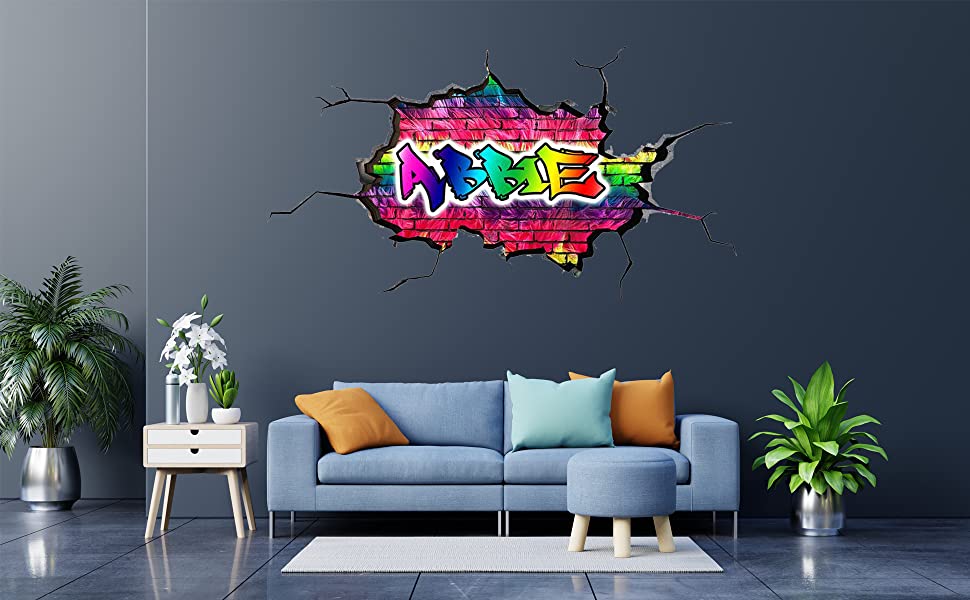 Detail Graffiti Wall Stickers Nomer 28