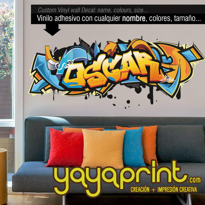 Detail Graffiti Wall Stickers Nomer 45