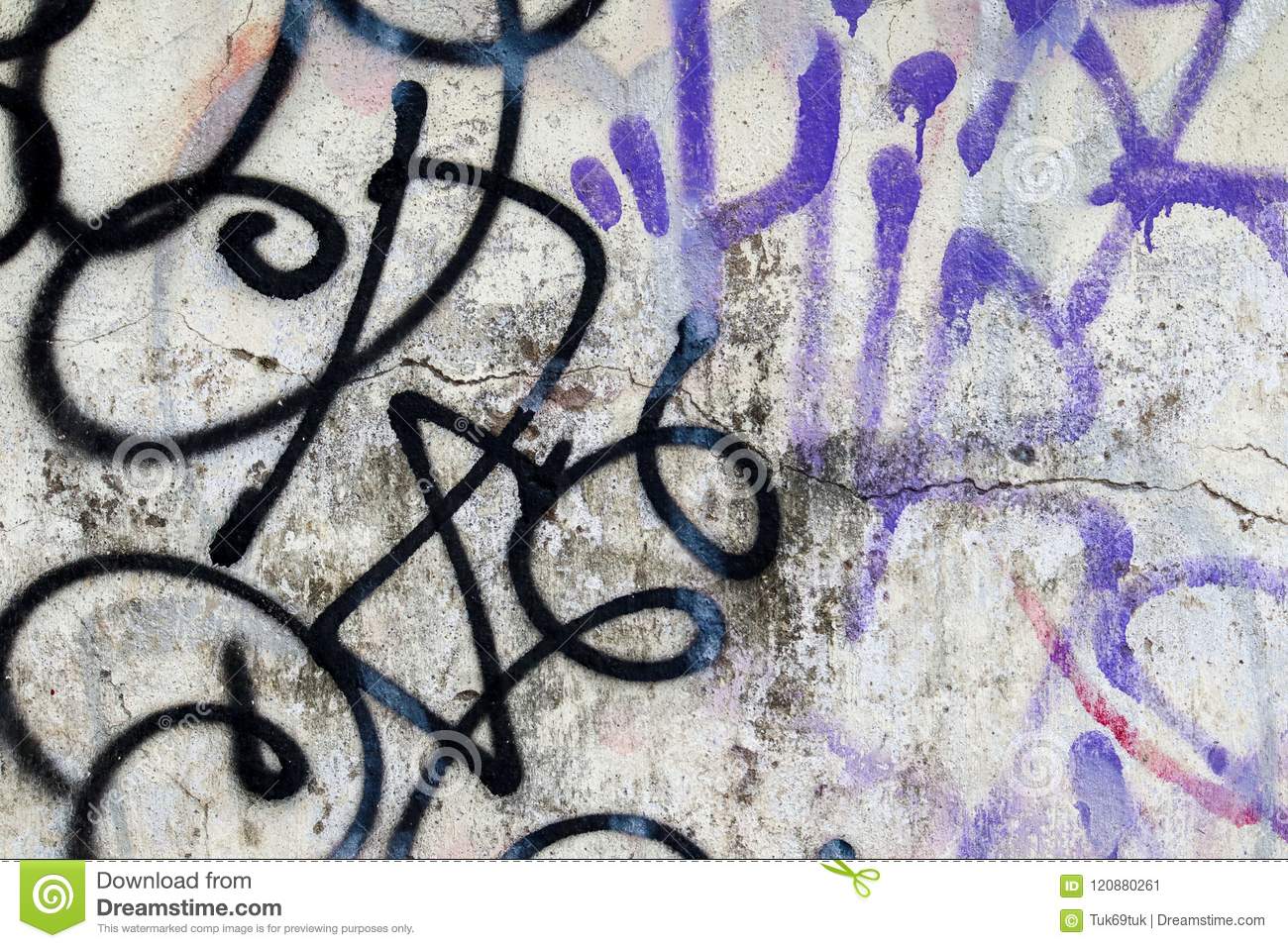 Detail Graffiti Wall Texture Nomer 3