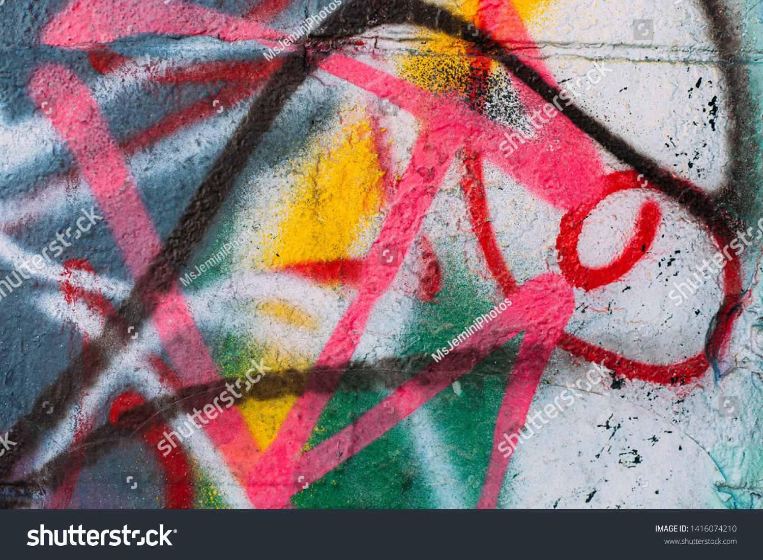 Detail Graffiti Wall Texture Nomer 45