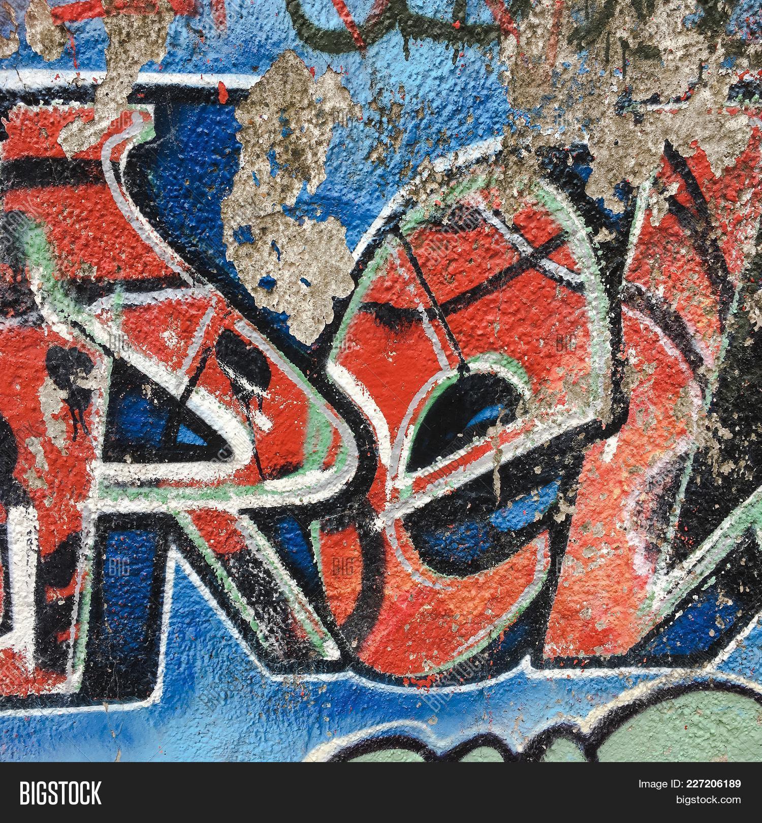 Detail Graffiti Wall Texture Free Nomer 36