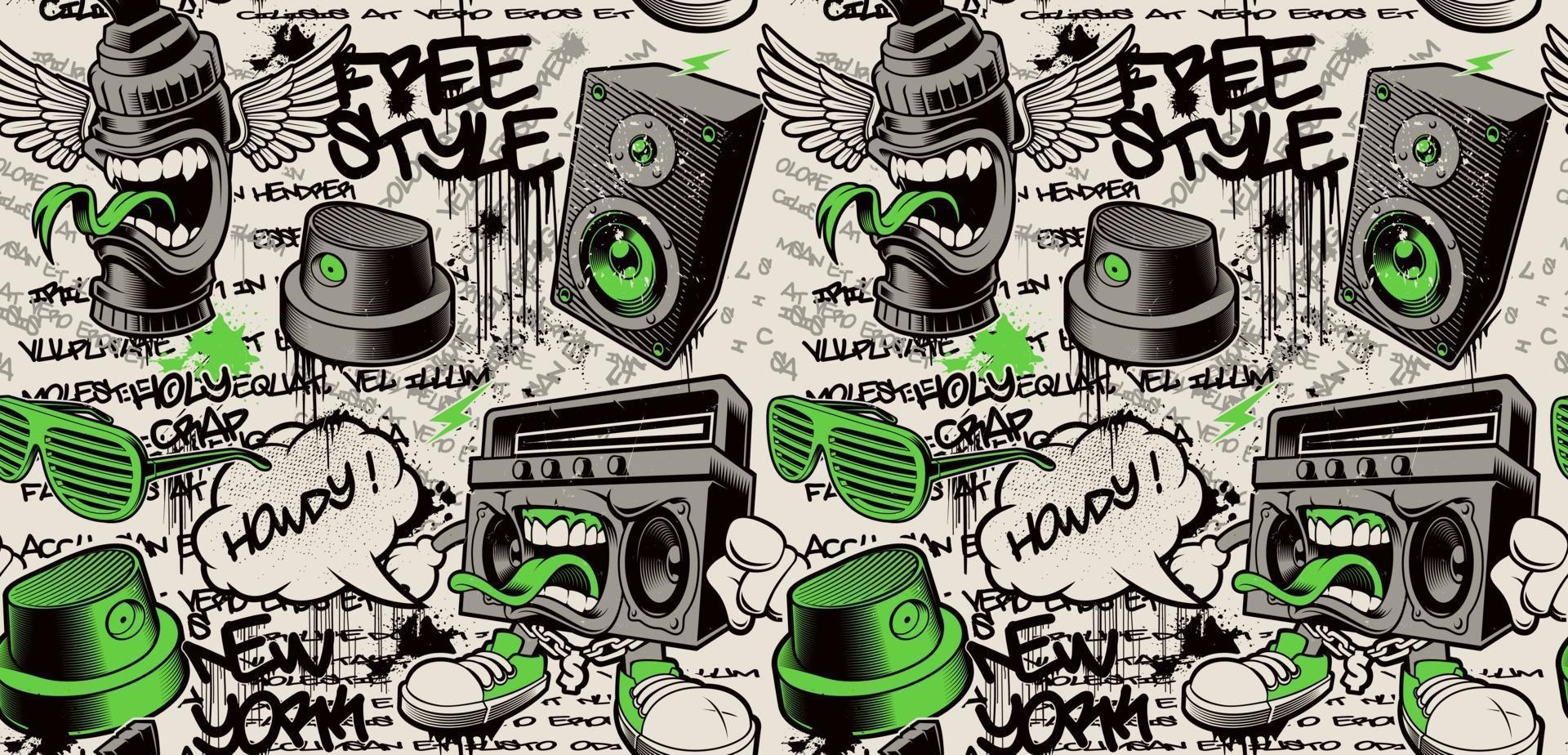 Detail Graffiti Wall Vector Nomer 19