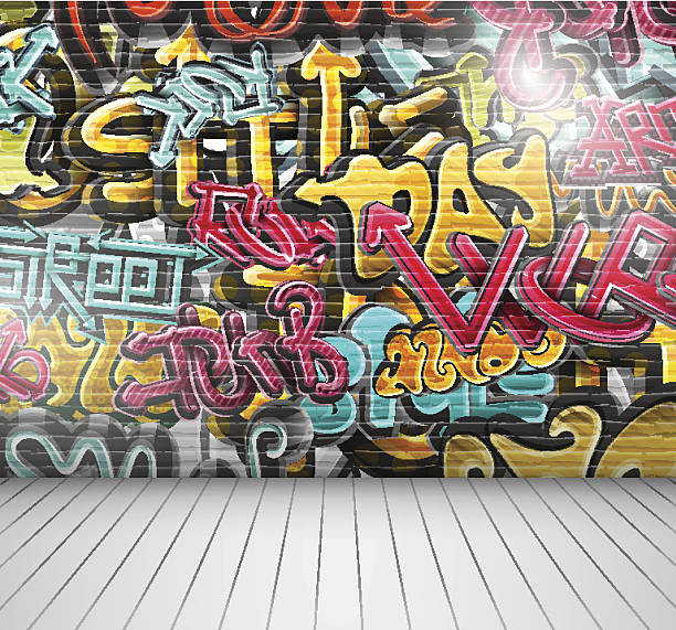 Detail Graffiti Wall Vector Nomer 50