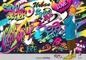 Detail Graffiti Wall Vector Nomer 7