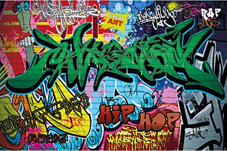 Detail Graffiti Wall Wallpaper Nomer 10