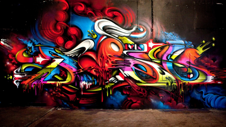 Detail Graffiti Wallpaper Bedroom Joker Nomer 35