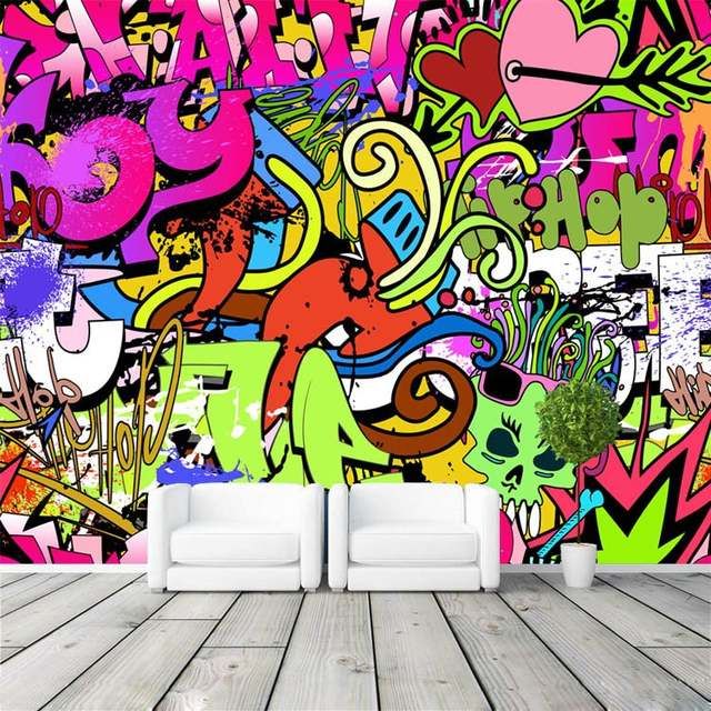 Detail Graffiti Wallpaper Bedroom Joker Nomer 38