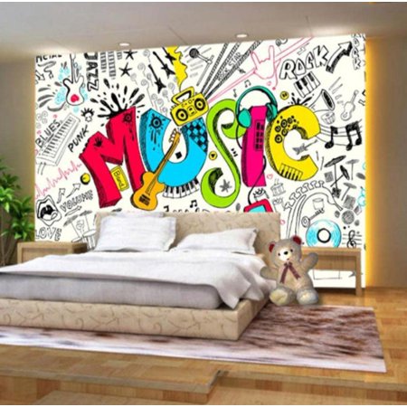 Detail Graffiti Wallpaper For Boys Bedroom Nomer 34