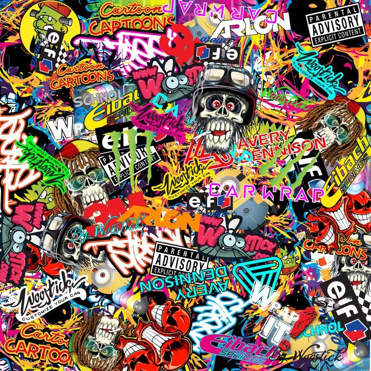 Detail Graffiti Wallpaper For Laptop Sticker Nomer 30