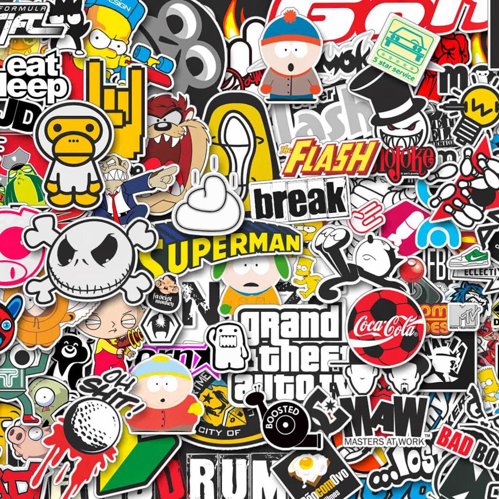 Detail Graffiti Wallpaper For Laptop Sticker Nomer 9