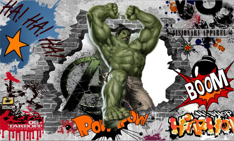 Detail Graffiti Wallpaper Hulk Nomer 3