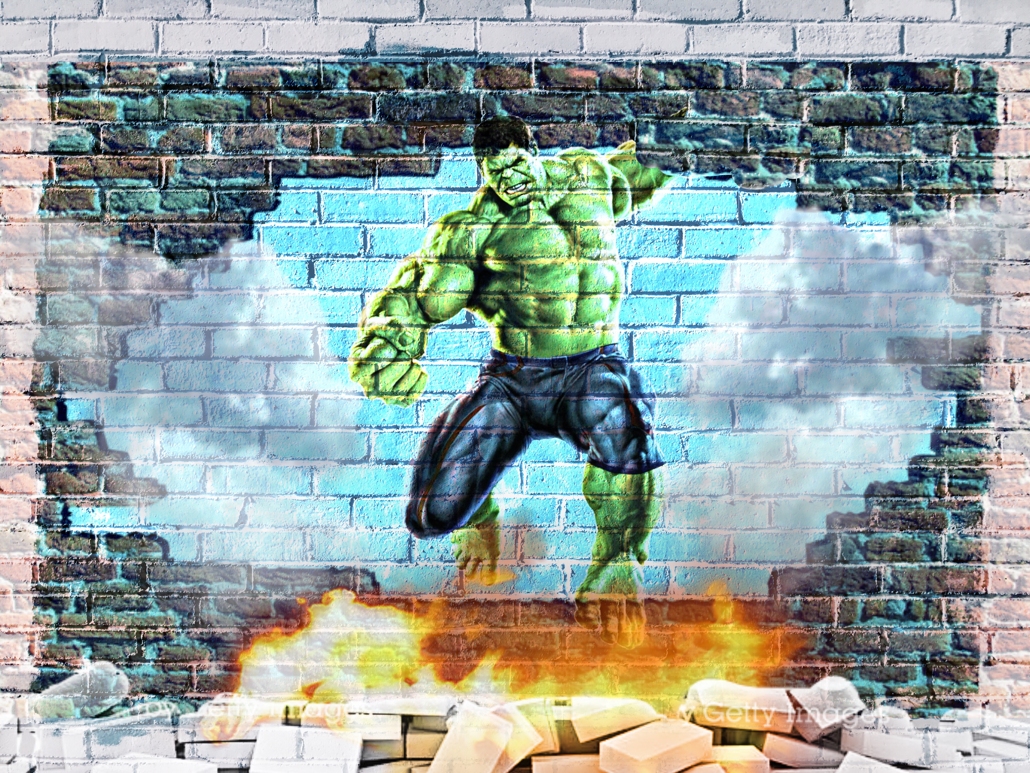 Detail Graffiti Wallpaper Hulk Nomer 33