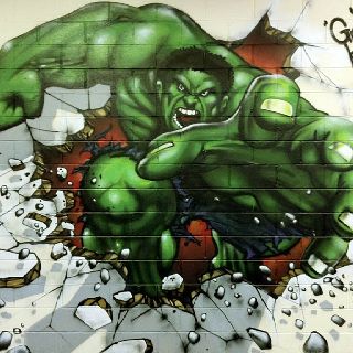 Detail Graffiti Wallpaper Hulk Nomer 7