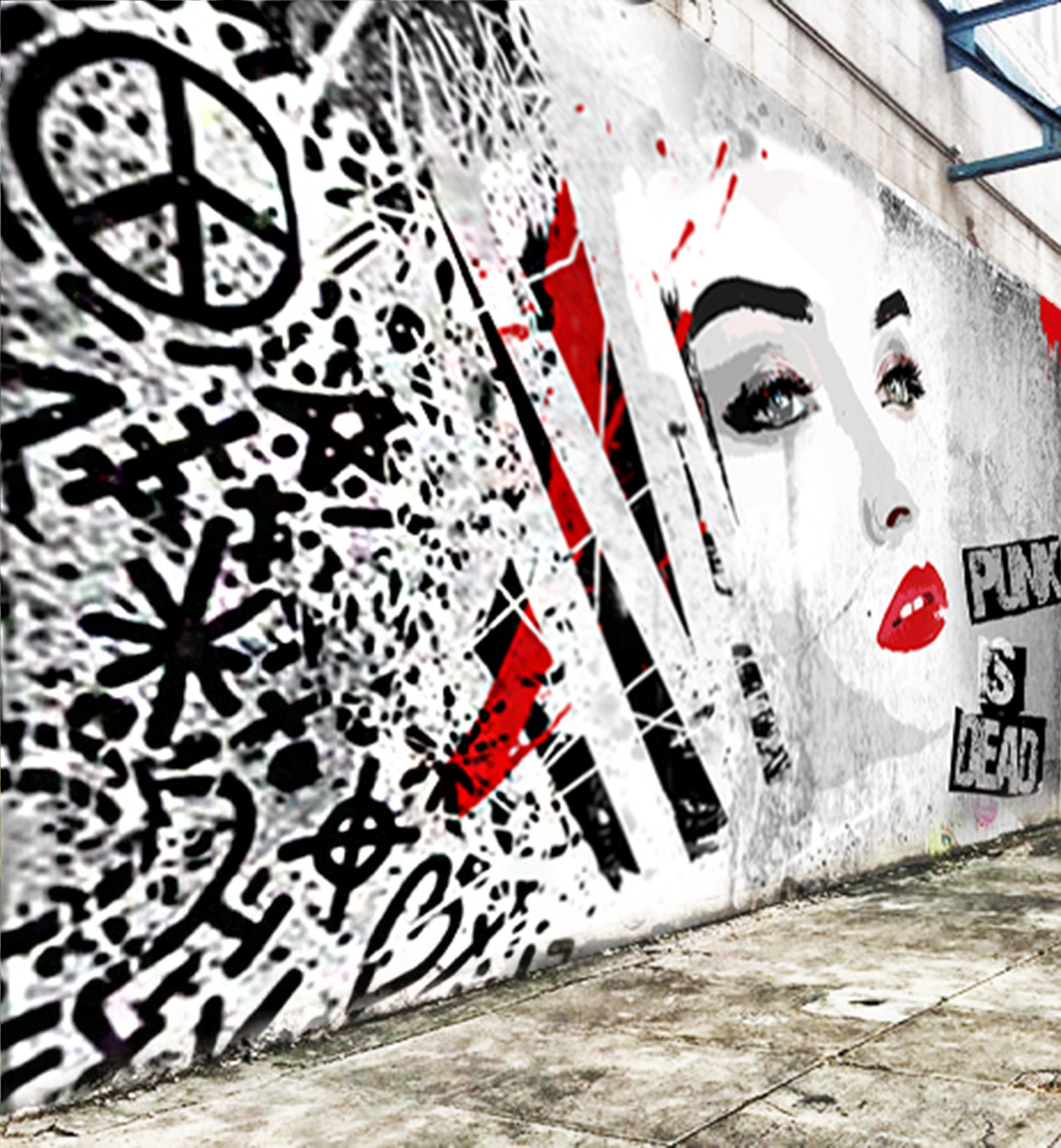Detail Graffiti Wallpaper Ireland Nomer 20