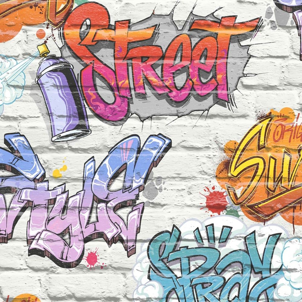 Detail Graffiti Wallpaper The Range Nomer 13