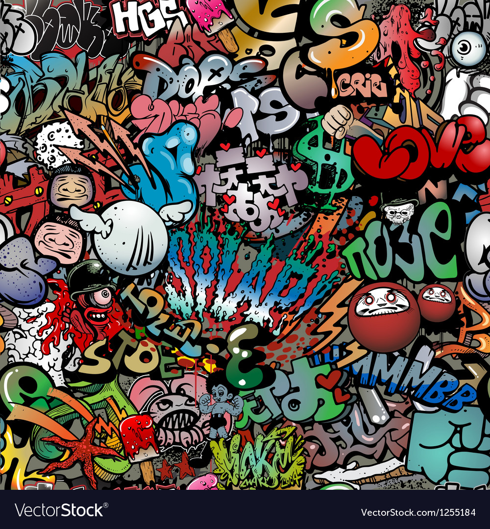 Detail Graffiti Wallpaper Vector Nomer 14