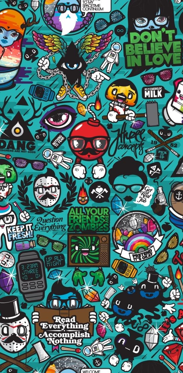 Detail Graffiti Wallpaper Zedge Nomer 36