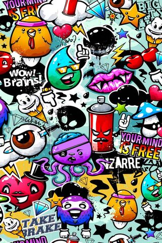 Detail Graffiti Wallpapers For Mobile Nomer 18