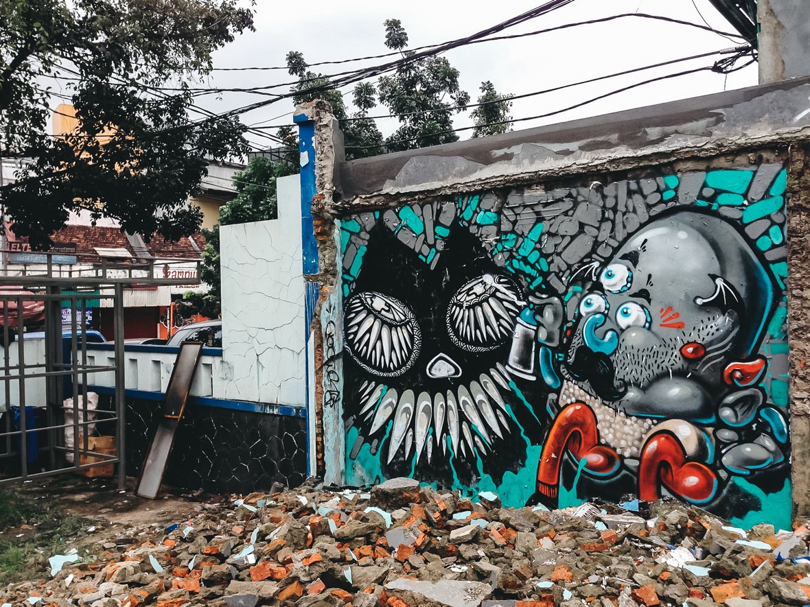 Detail Graffiti Walls In Jakarta Nomer 15