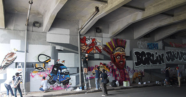 Detail Graffiti Walls In Jakarta Nomer 17