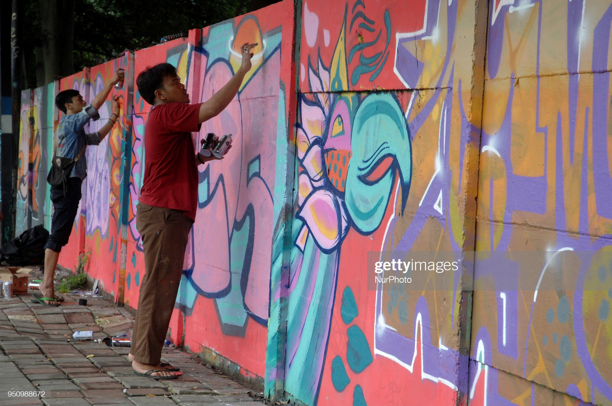 Detail Graffiti Walls In Jakarta Nomer 33