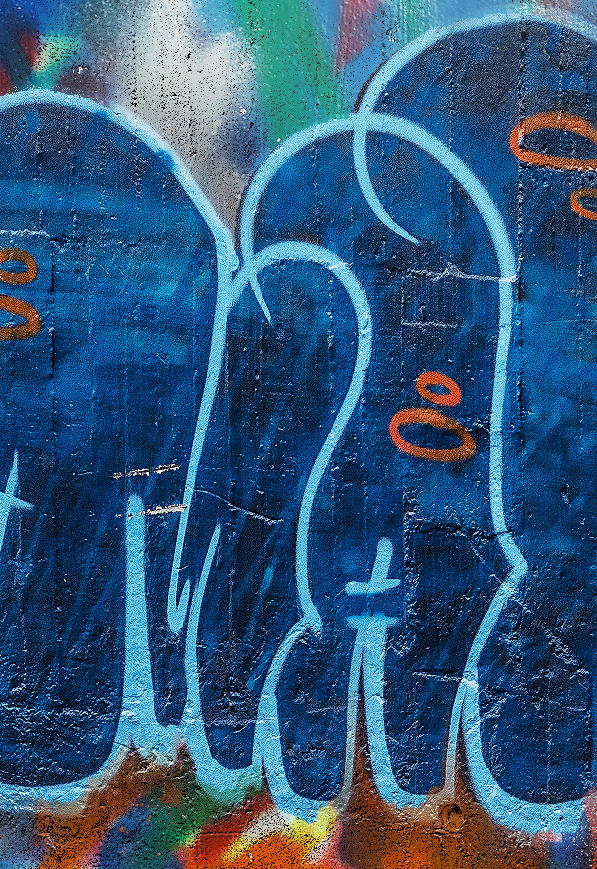 Detail Graffiti Warna Biru Nomer 11