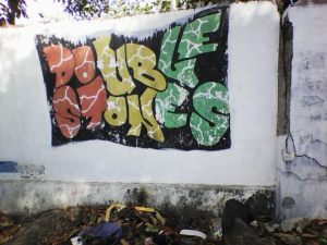 Detail Graffiti Warna Rasta Nama Lia Nomer 10